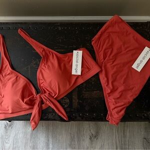 NWT Social Angel Two-Piece Swimsuit